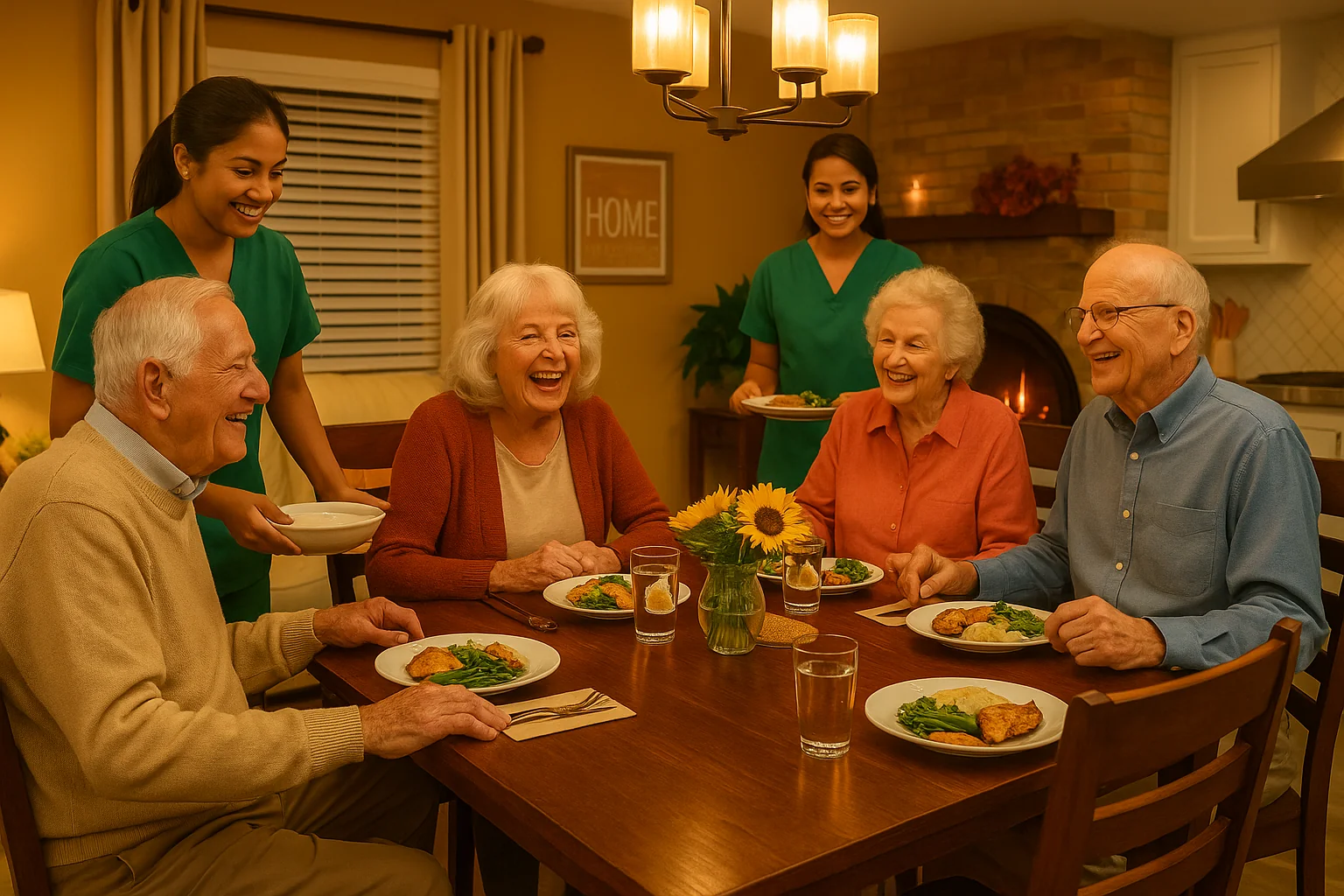 Nutritious home-cooked meals